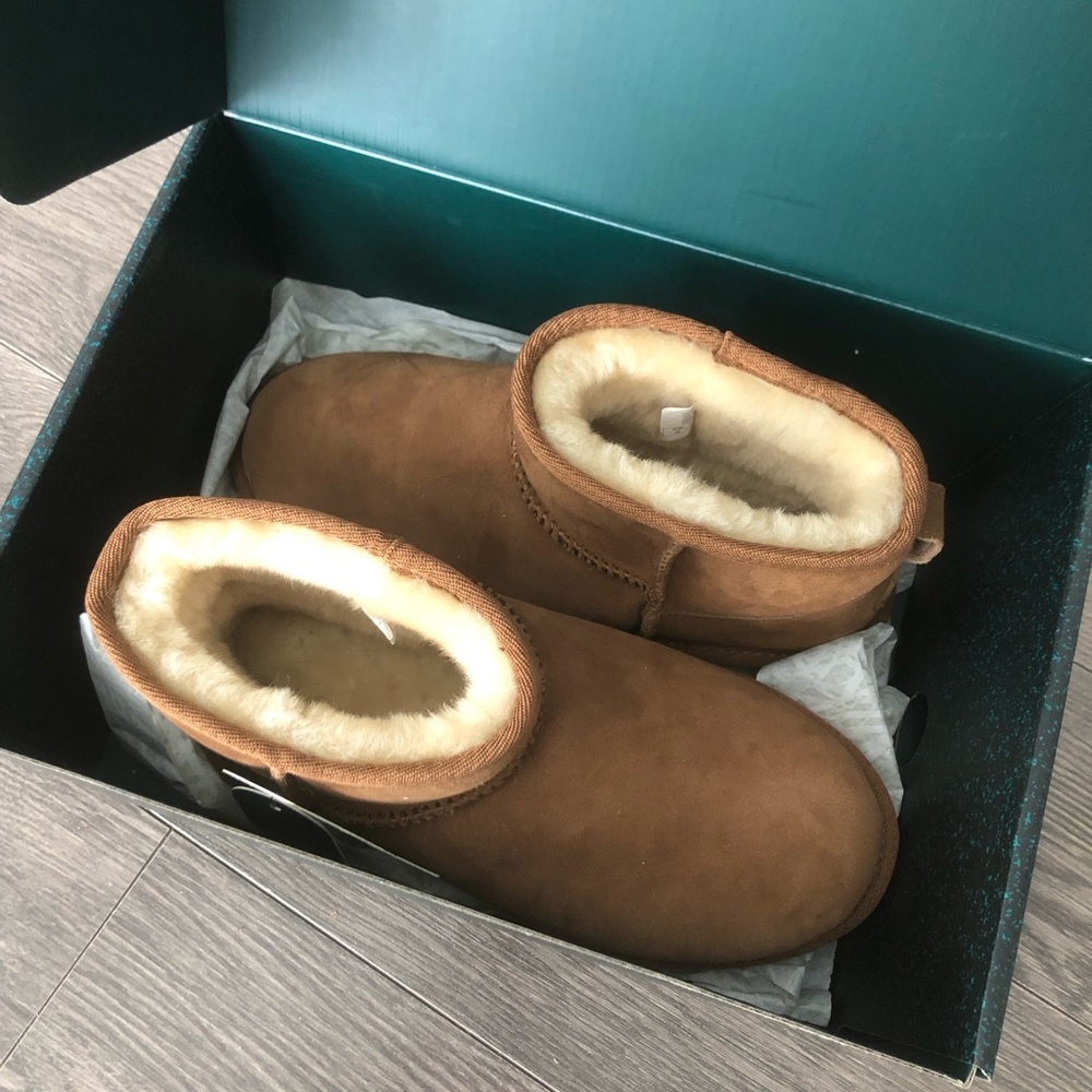 EMU Australia Stinger Micro Boots in Chestnut | Size 8